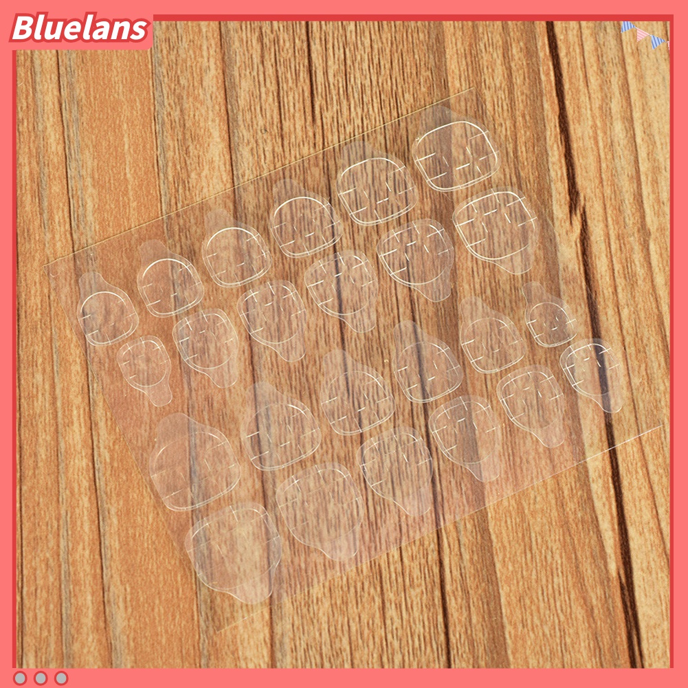 (In Stock) Kacamata Hitam Lensa Warna Warni ♡240pcs Stiker Kuku Palsu Transparan Sekali Pakai