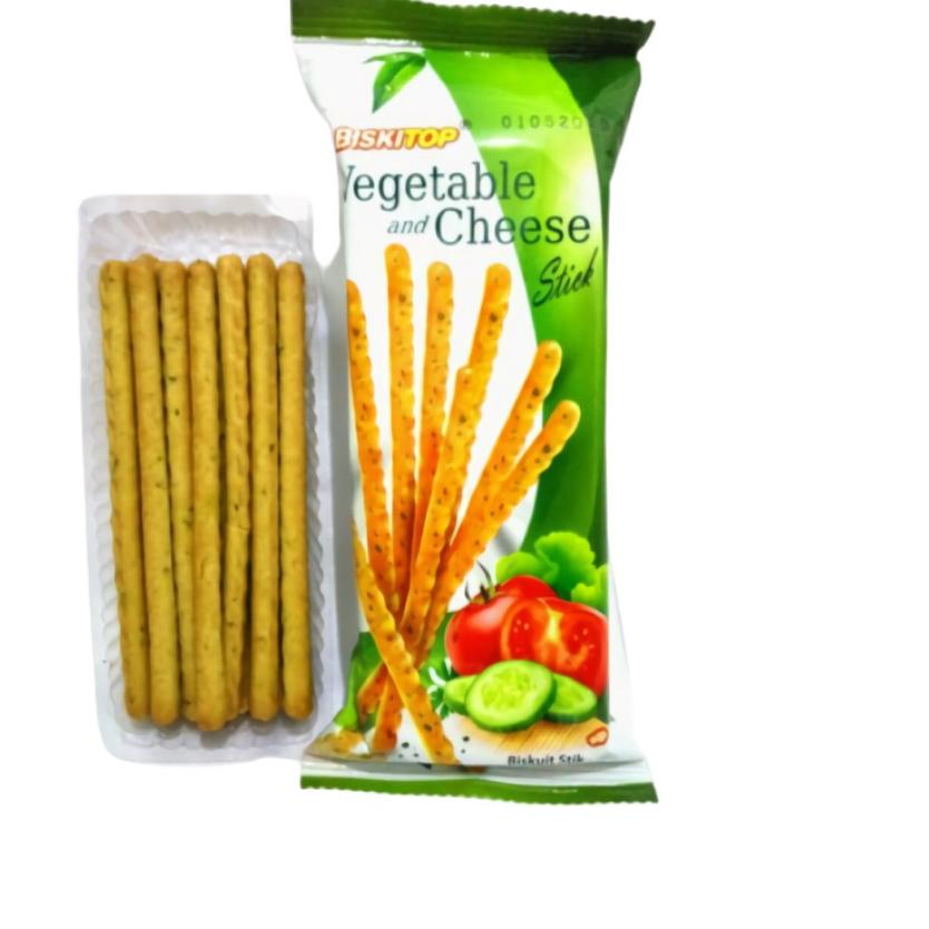 

Quality Control✅BISKITOP - (1 DUS) VEGETABLE STICK 50g Biskuit Anak Snack Cemilan Murah Sayuran Keju Biscuit Asin|SQ1