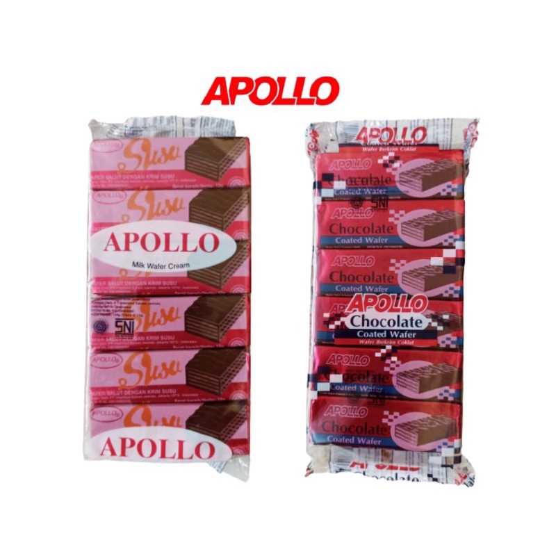 

Apollo Wafer Milk Chocolate Susu Coklat 12Pcs @12gr Impor Malaysia