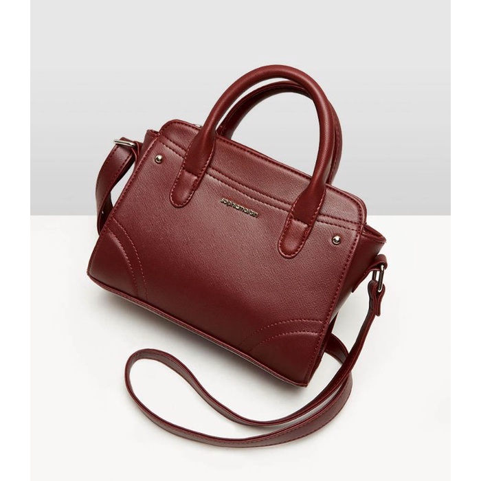 Tas Ennodia Burgundy Sophie martin Paris official original promo terbaru tas kerja wanita import Sel