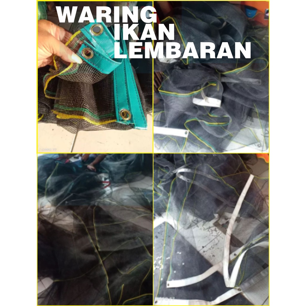 Waring / Jaring UntukTutup Kolam Ikan Bentuk Lembaran