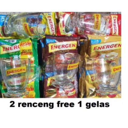 

Hot Product--2 RENCENG ENERGEN BONUS 1 GELAS CANTIK