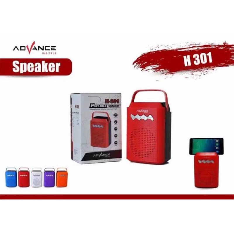 Portable Speaker Advance H301 Digital Fm Aux Bluetooth Usb Wireless