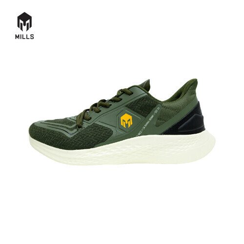SEPATU RUNNING MILLS TREXIMO OMEGA OLIVE/ OFF WHITE ORIGINAL
