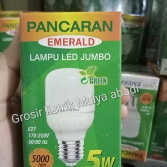 Lampu 5w LED Panaled 400 lumen Pana LED 5 watt 5 w 5watt Cool White