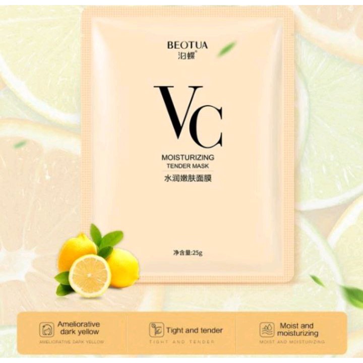 BEOTUA VC MOISTURIZING REJUVENATION LEMON MASK