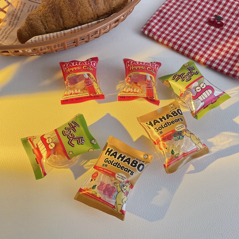 Stand Bracket Holder Handphone Universal Model Tiup Bentuk Permen Beruang Gaya Korea