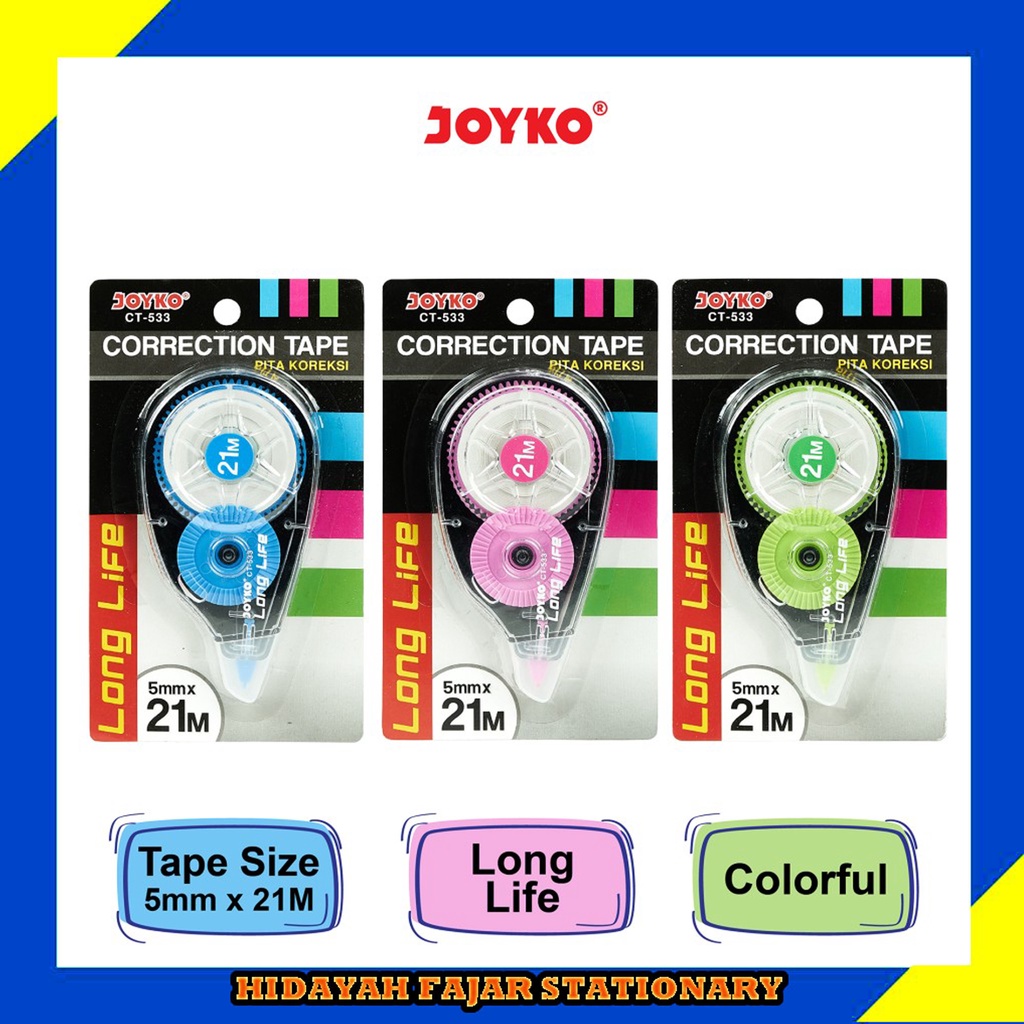 

Correction Tape- Correction Joyko CT-533
