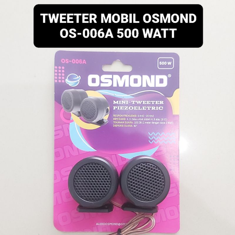 Tweeter Mobil OSMOND OS-006A 500 Watt