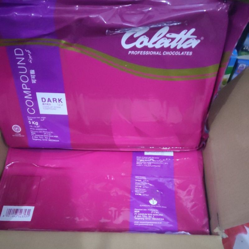 

coklat blok colatta 5kg dark cooking coklat