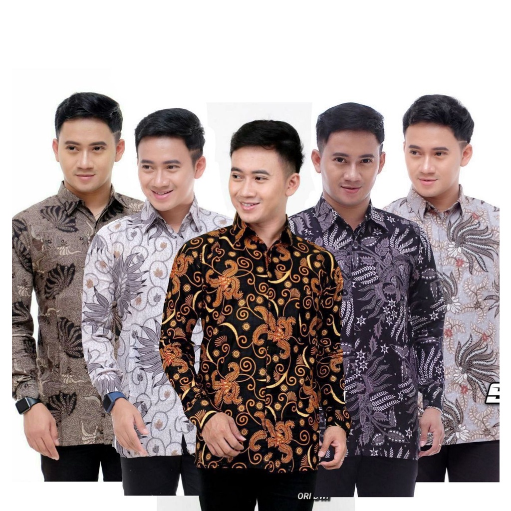 KEMEJA BATIK PRIA LENGAN PANJANG SIZE M L XL XXL BSWART batik HRB026