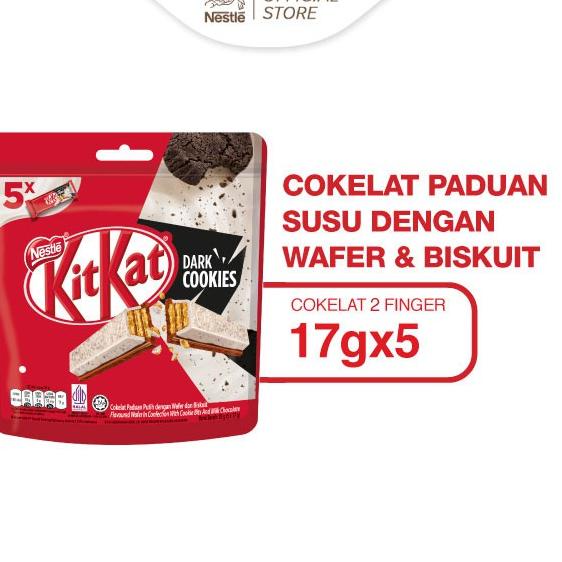 

TRXu1U5g--KIT KAT 2F Coklat Wafer Dark Cookies 17g Bag (5pcs)