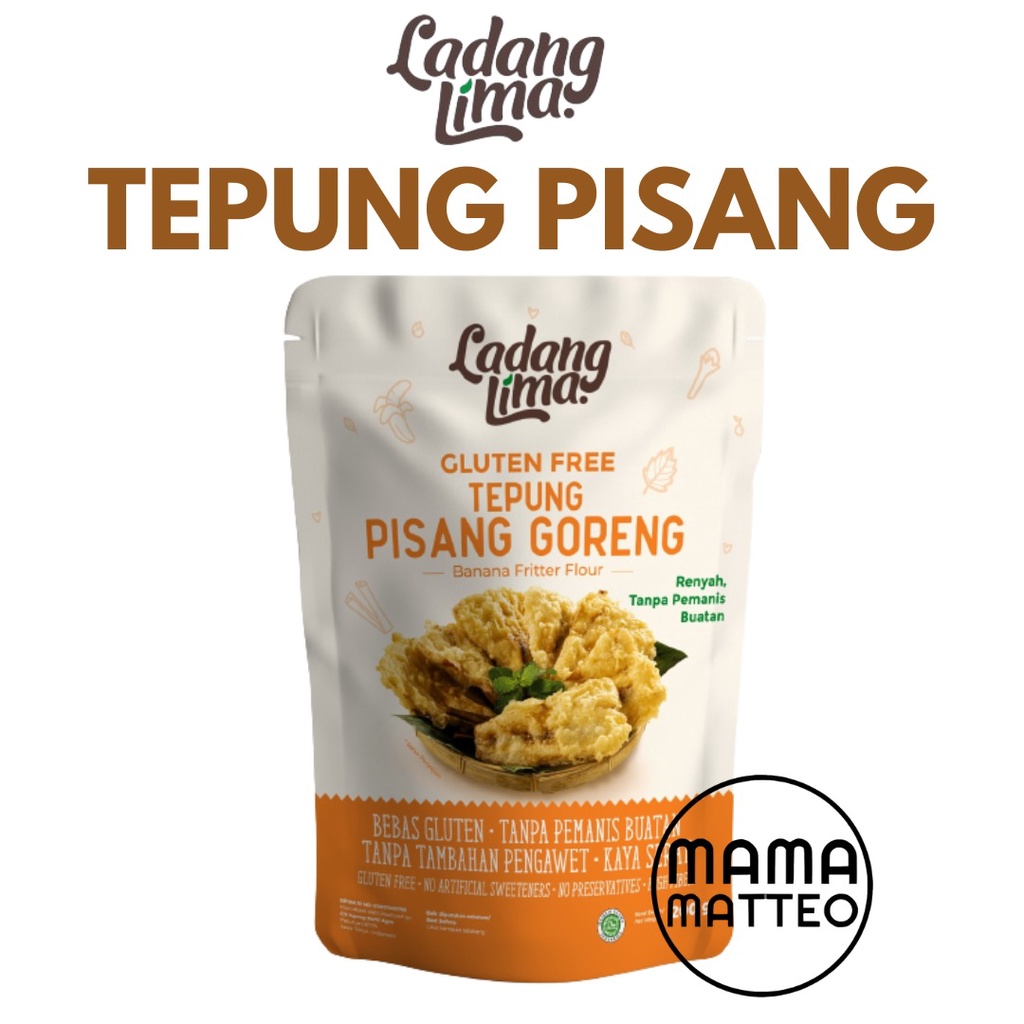 Ladang Lima Tepung Bumbu Crispy 150gr / Tepung Bakwan 200gr / Tepung Pisang 200gr / Gluten Free / BANDUNG