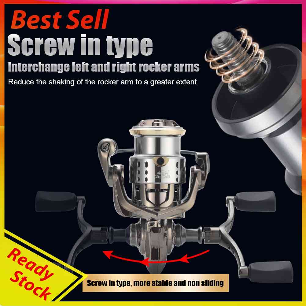 Reel Pancing Portable Tahan Lama Dengan Handle Halus