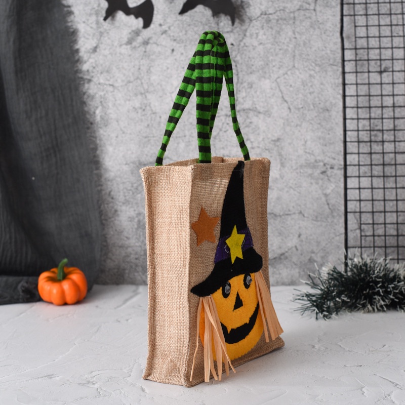 Khatinstore Tas Totebag Halloween Anak / Candy Bags / Tas Hadiah Kantong / Unisex Import - TH02