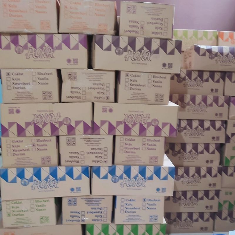 ( BISA MIX ) ROTI PANGGANG ROTI AOKA GROSIR 1 DUS GROSIR