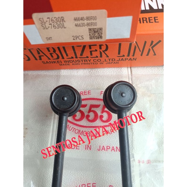 LINK STABIL STABILIZER LINK BELAKANG AERIO BALENO NEXT NEW AERIO 555 JAPAN ORIGINAL HARGA 1 SET