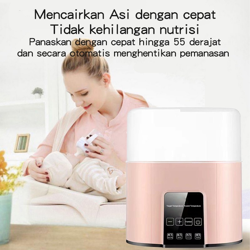 Baby Safe Twin Bottle Warmer Sterilizer LCD Display (penghangat susu dan makanan bayi) / Alat Steril Botol/Dua Dalam Satu