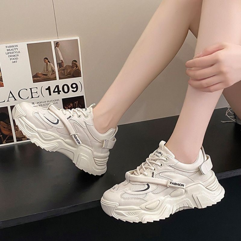 DDS12288 Sepatu Sneakers Wanita Fashion Import XP Sport Shoes Bisa COD (NO BOX)