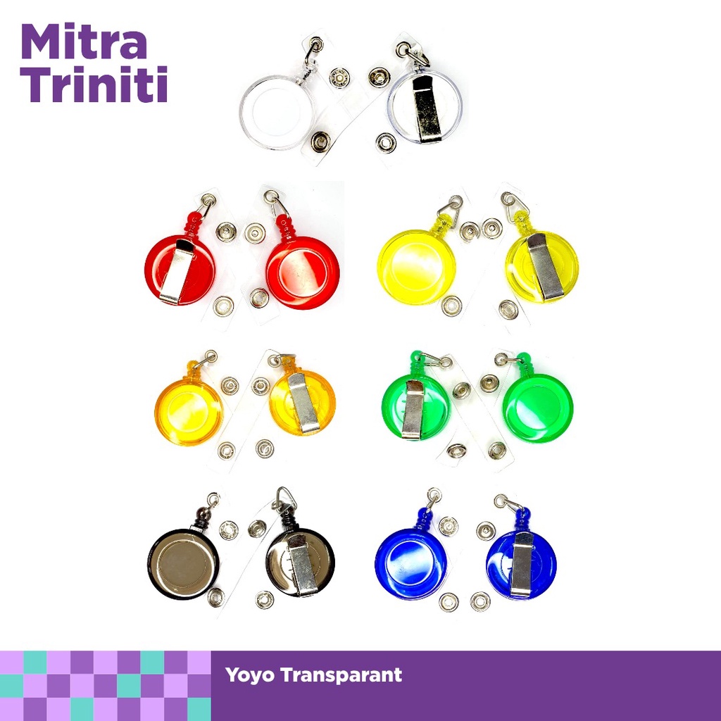 

Yoyo ID Card TRANSPARANT Yoyo Id Card / Name Tag / Gantungan ID Card