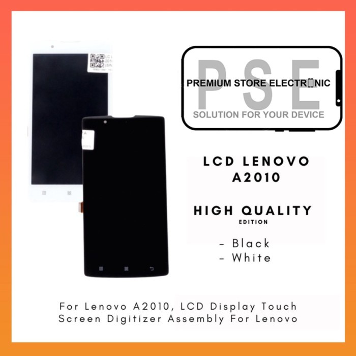 LCD Lenovo A2010 ORIGINAL Fullset Touchscreen Garansi 1 Bulan