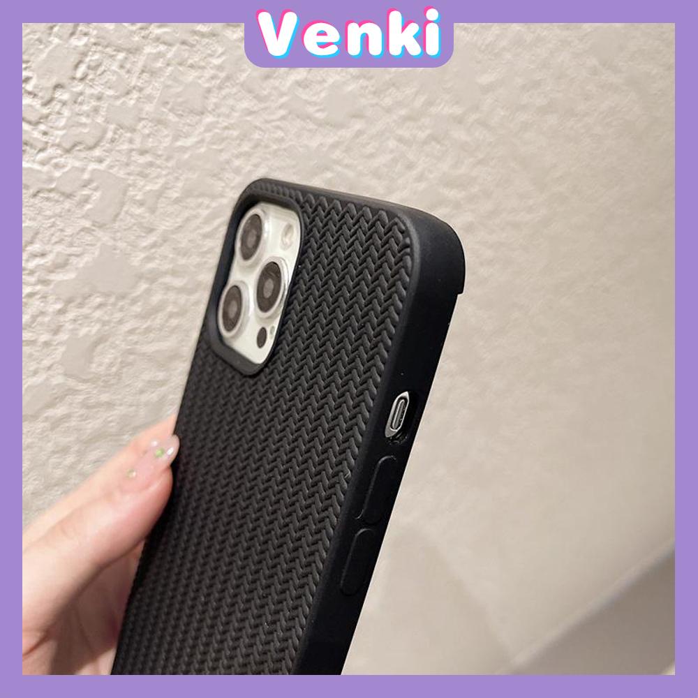 Case For iPhone 14 Series TPU Soft Simple Case Woven Texture Solid Color Black White Case Camera Protection Shockproof Compatible For iPhone 14 13 12 11 Plus Pro Max 7 Plus X XR