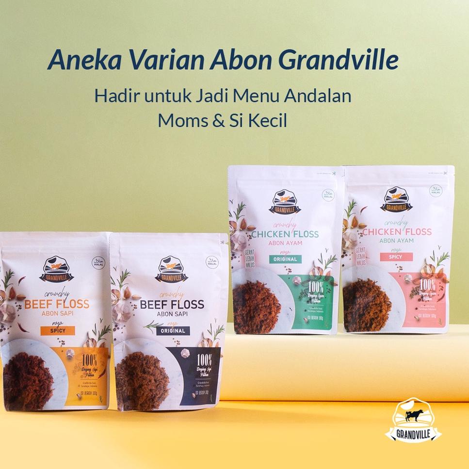 

Idm3M7y--Grandville Abon AYAM Crunchy Single Pack Original / Abon Mpasi Halal Anti GTM