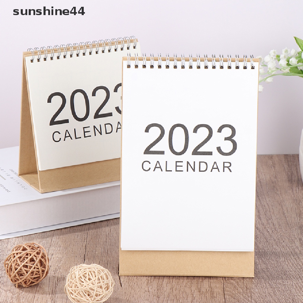 Sunshine 2023 Kalender Meja Mini Dengan Planner Jadwal Harian