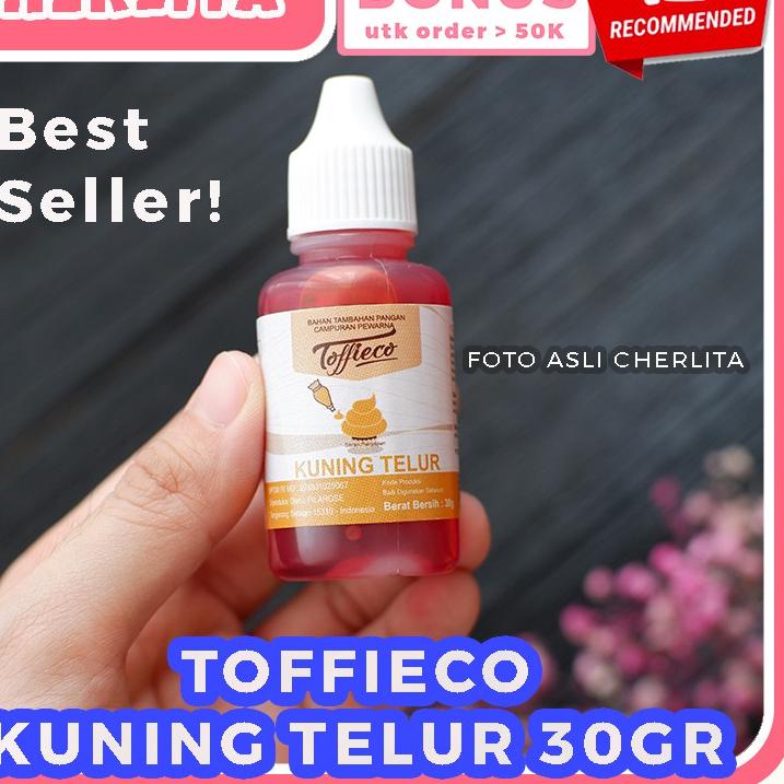 

Garansi Terbaik--TOFFIECO Pewarna Makanan Icing Buttercream Kue Kuning Telur Egg Yellow