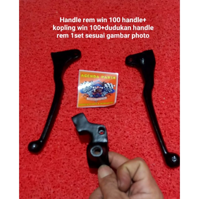 Handle rem win 100 handle+ kopling win 100+dudukan handle rem 1set sesuai gambar photo