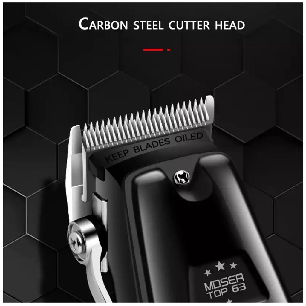 Alat Cukur Rambut Professional Hair Clipper Kemei NEW ORIGINAL MDSERTOP TOP 63 Mesin Cukuran Mdsertop Top 63