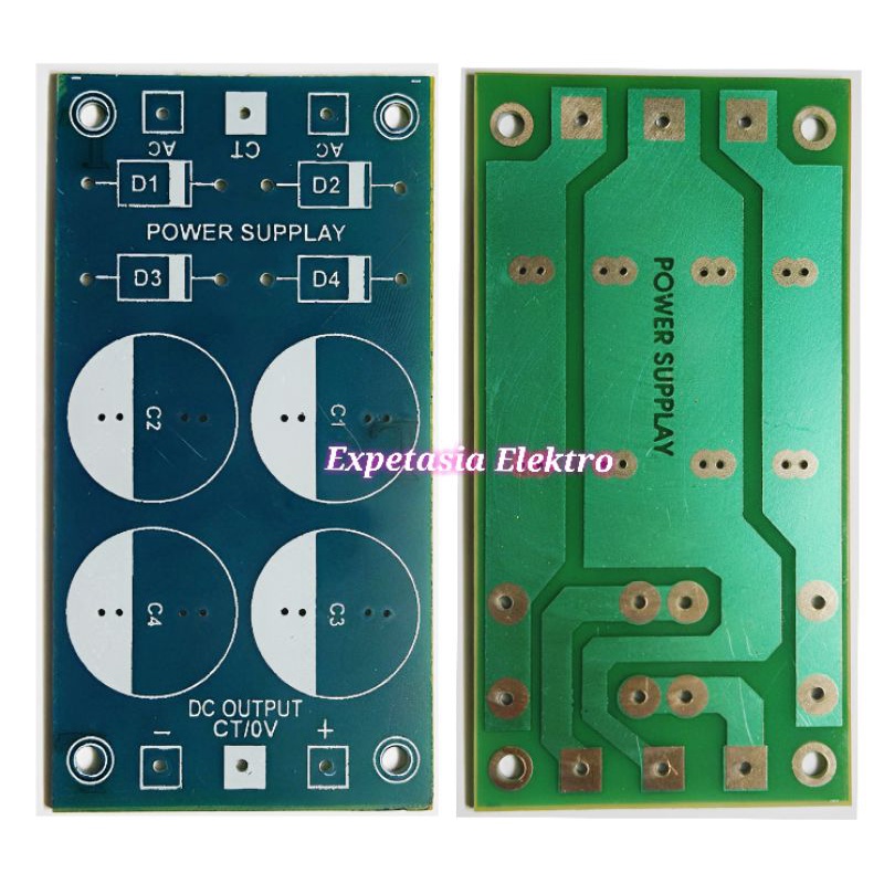 PCB Power bank 4700uf/50V 4 elco /2pcs