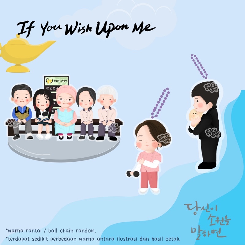 IF YOU WISH UPON ME / JI CHANG WOOK KEYCHAIN STANDEE