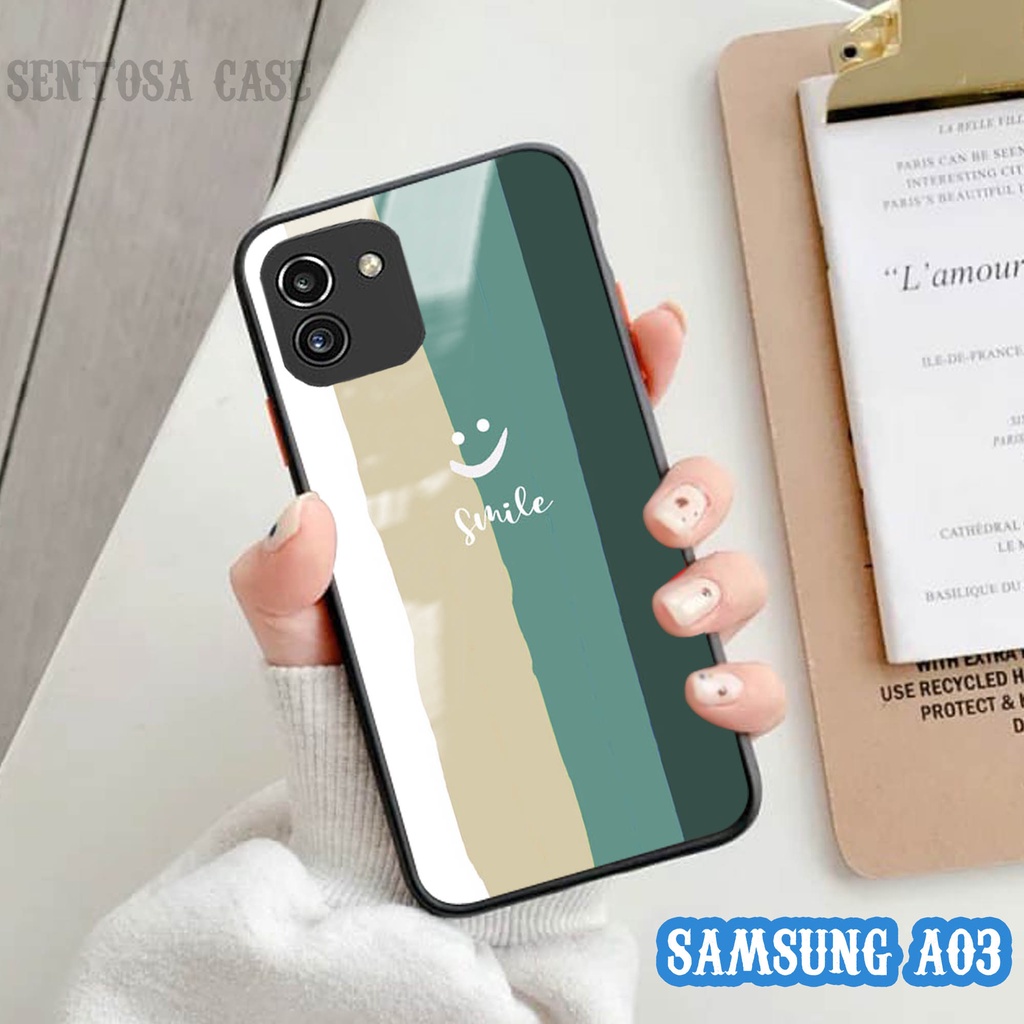 Softcase Kaca Samsung A03 - Case Handphone Samsung A03 [T24].