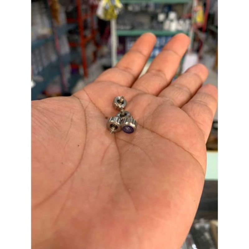 Crown Knop Jam tangan Silver Casio Ediface