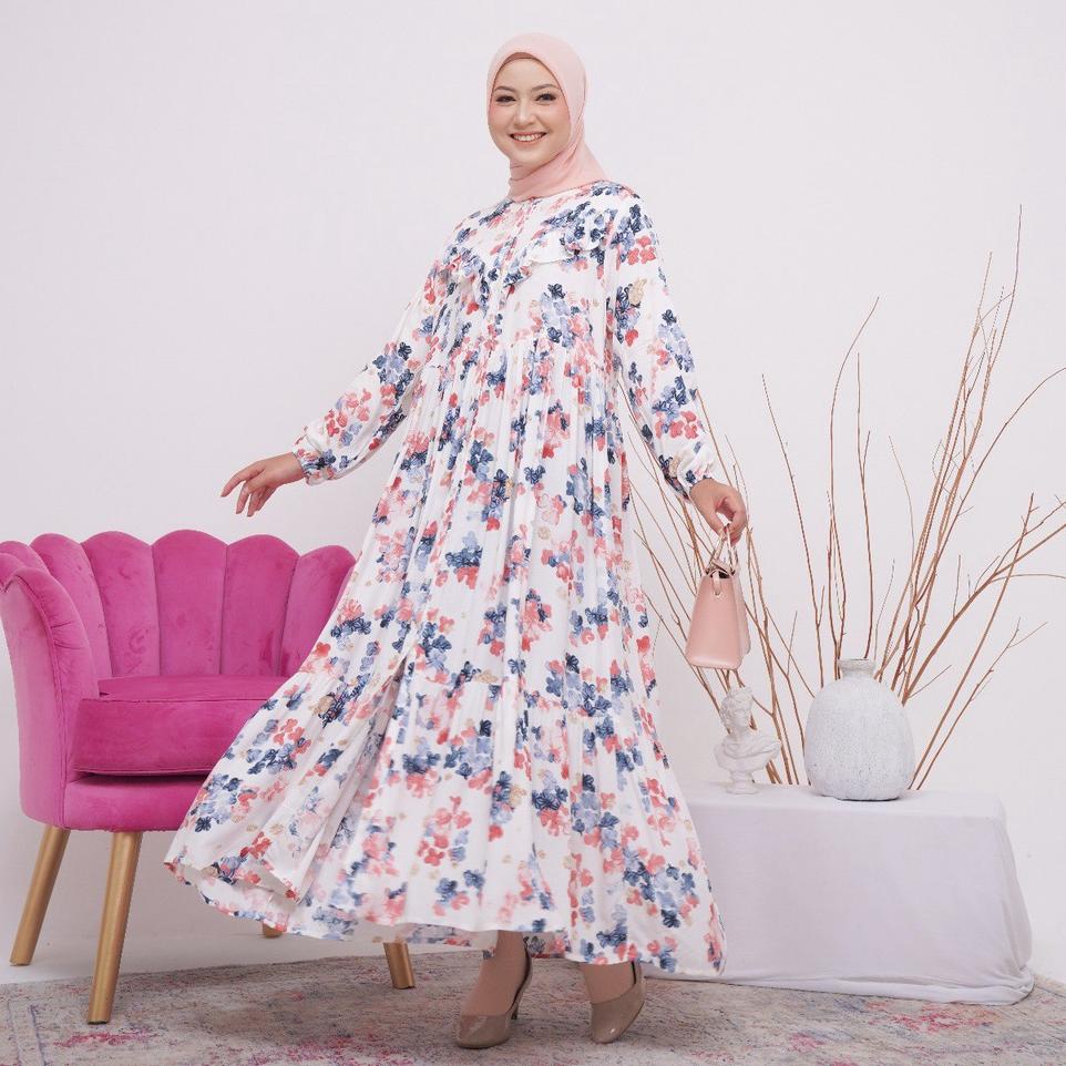 {BBU.18Oc22ᴿ} Ayana ankle dress rayon viscose premium midi dress rayon hayya dress looklike haideeor