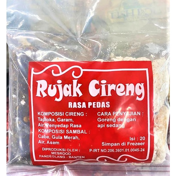 

Cireng Rujak Pedas 200gr (20 Pcs)