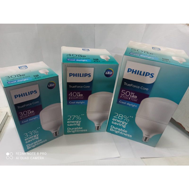 Lampu Philips LED Tforce e27 white
