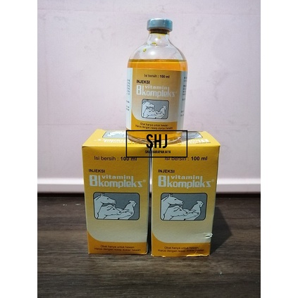 INJEKSI VITAMIN B KOMPLEKS 100 ML (VITAMIN HEWAN)