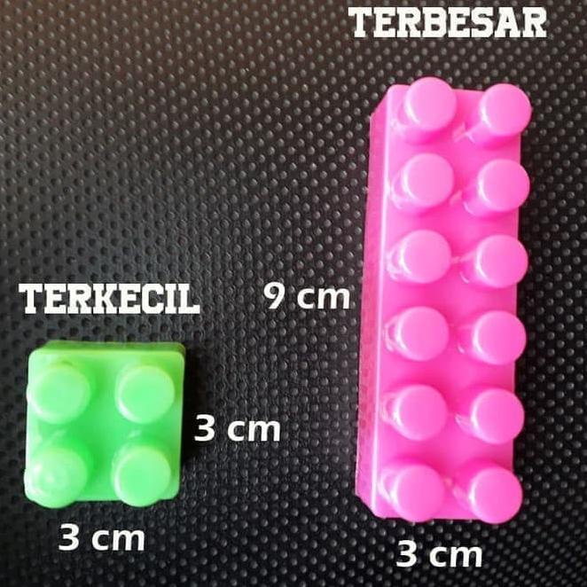 B4E Mainan Anak Edukasi Hanlo Tas isi 458 pcs Block Susun Pintar [LNA.22Oc22ι]