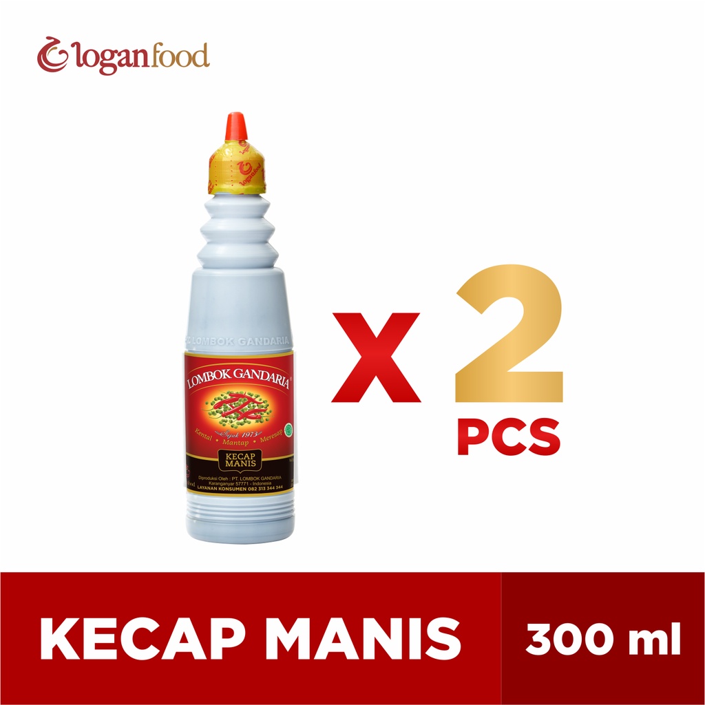 

Paket Hemat Kecap Manis Botol HDPE 300ML isi 2
