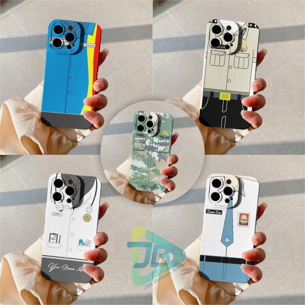 SOFTCASE PROCAMERA CUSTOM PROFESI OPPO VIVO SAMSUNG REALME XIAOMI IPHONE INFINIX FOR ALL TYPE JB5946