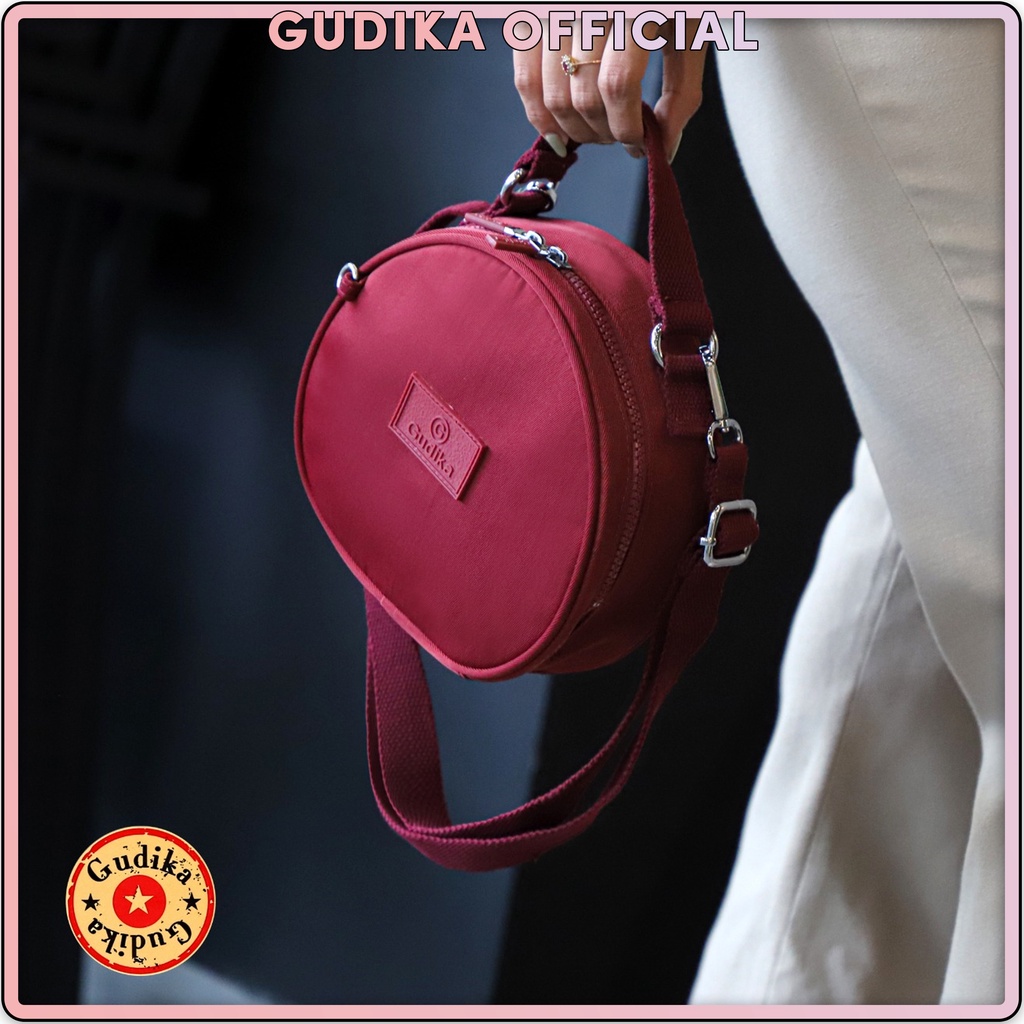 BIG PROMO Tas Bulat Selempang GUDIKA 5153 Slingbag Cewek Wanita Branded Original