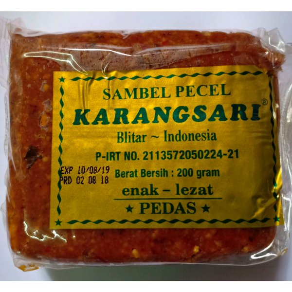 

Karangsari sambel pecel pedas 200 gr