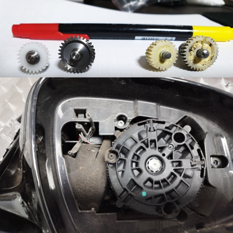 Zzz Kaca Spion Motor Lipat Bahan Metal Untuk K3 K5 FC260SD14270 Villa