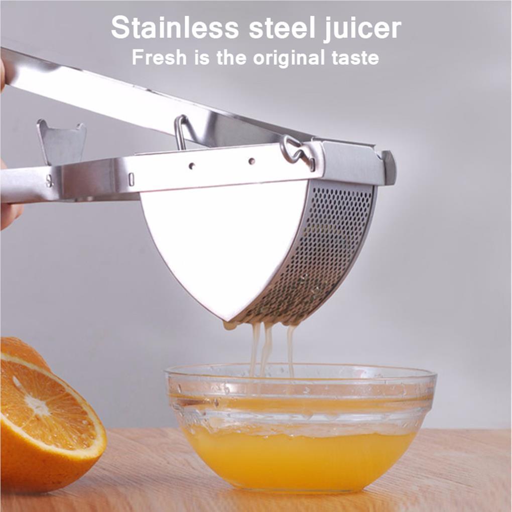 Potato Masher Vegetable Fruit Ricer Manual Tangan Stainless Steel Untuk Puree Fruit Juicer