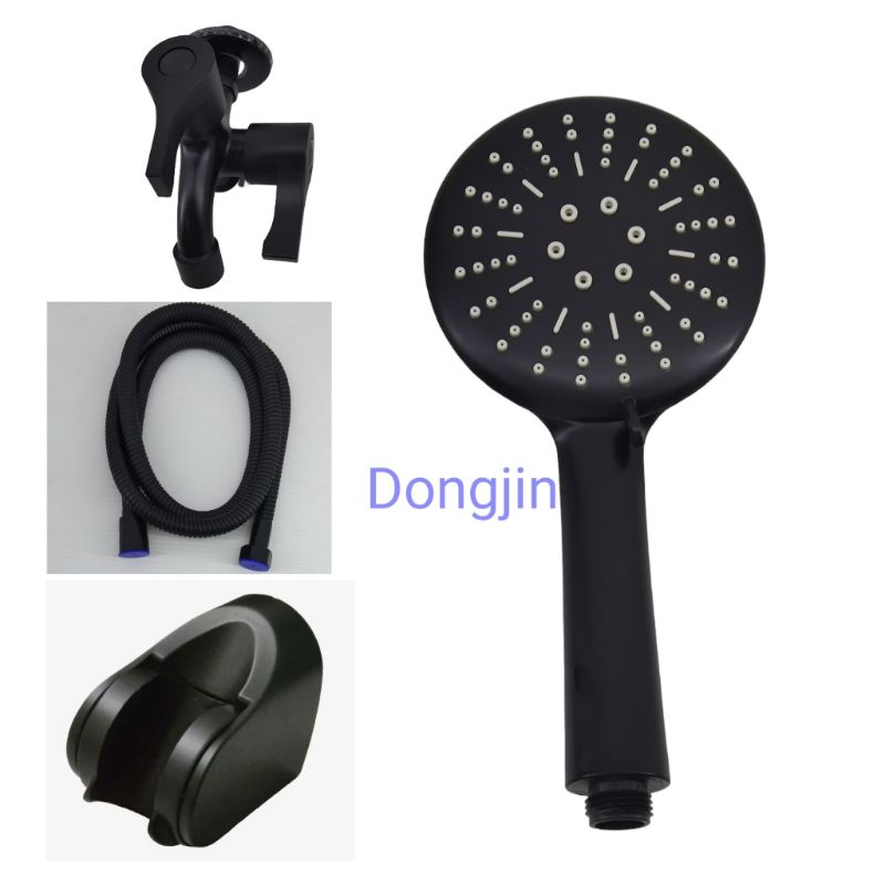 Paket Komplit Hand Shower Set hitam /Paket Shower Mandi