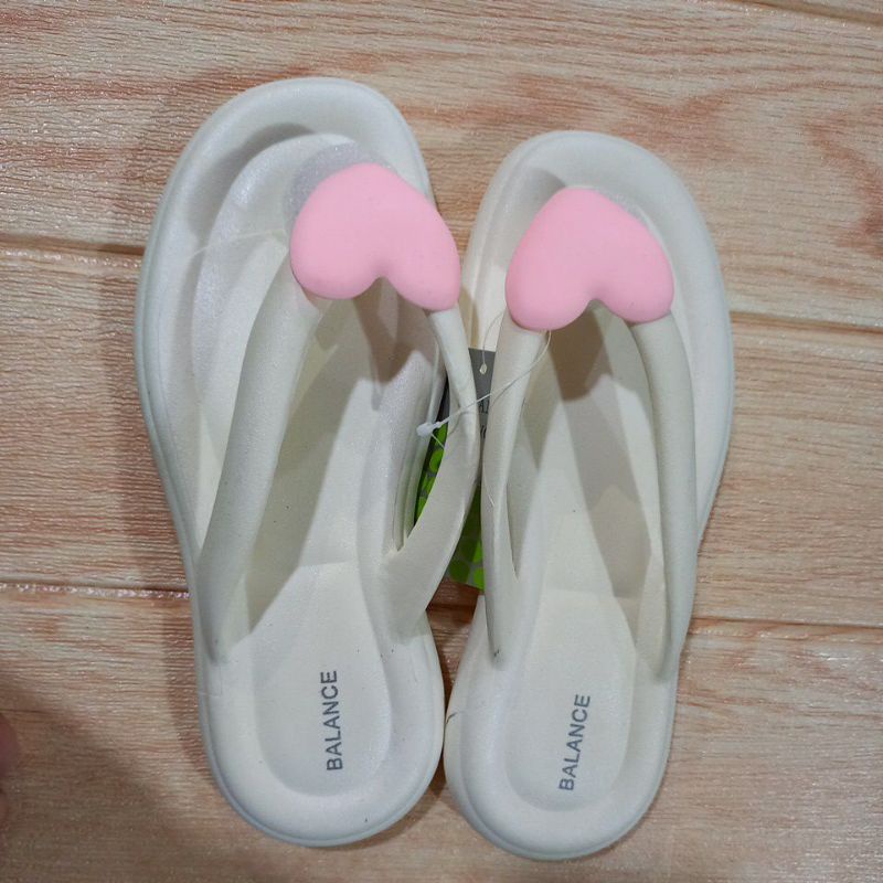 Sandal Jepit Wanita Viral Sandal Jepit Karet Jelly Terbaru Motif Love Sandal Karet Import Wanita BALANCE 9001+3