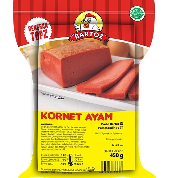 

Bartoz Kornet Ayam 450gr