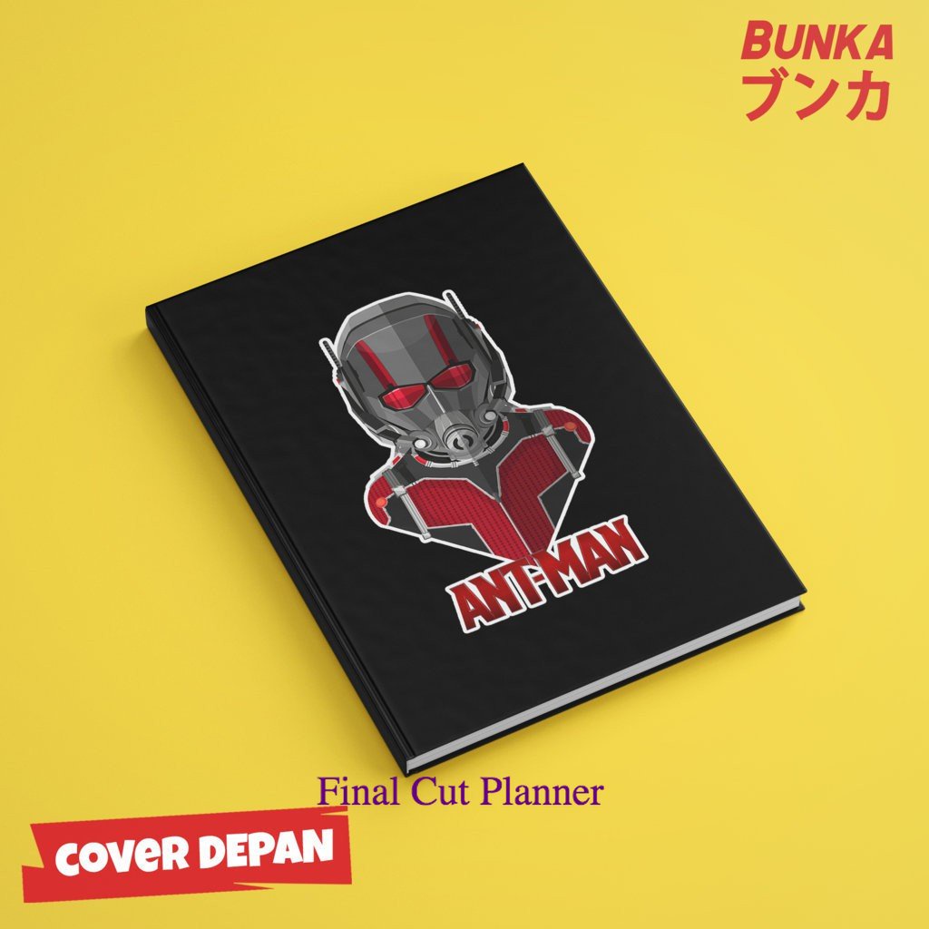 

Notebook Marvel Character Design Antman Hardcover A5 Buku Tulis Catatan Note Agenda Planner Jurnal .